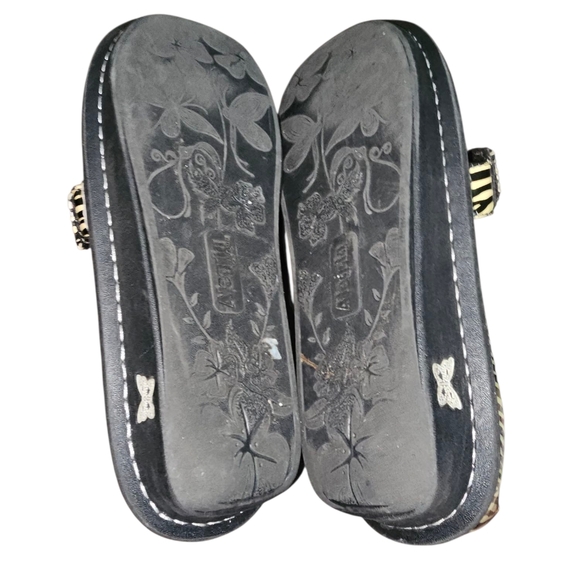 Alegria Zebra Print Women's Shoes - Picture 3 of 7